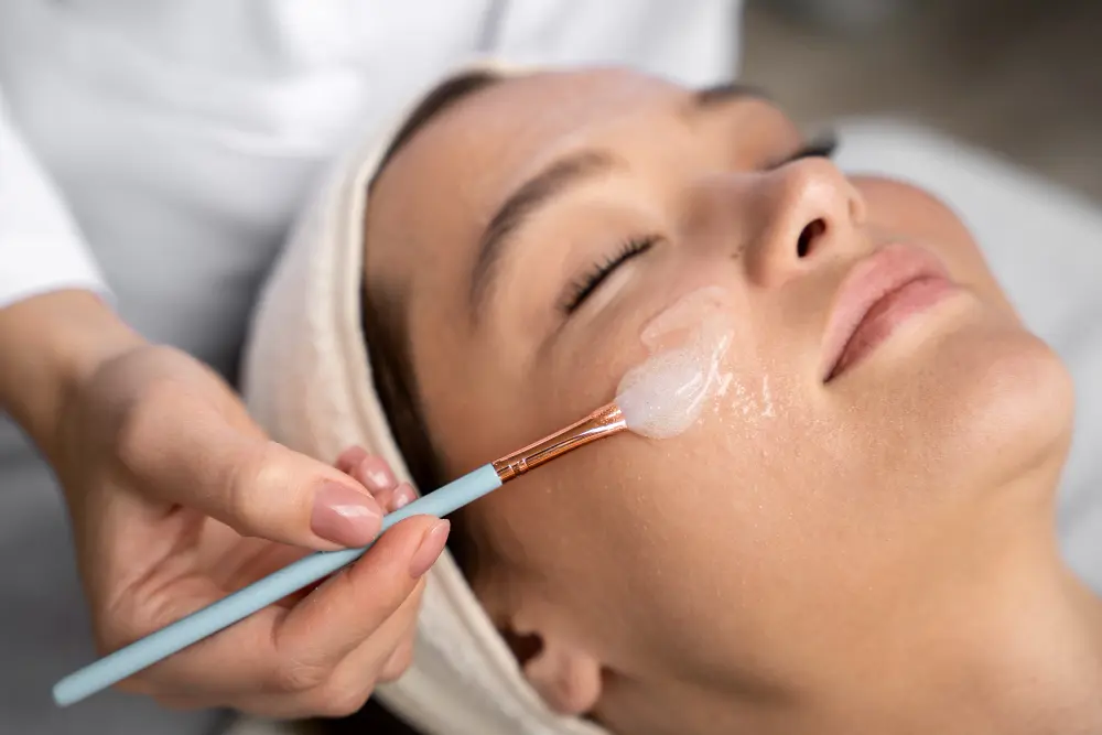 Nourishing body mask application for deep skin hydration and glow