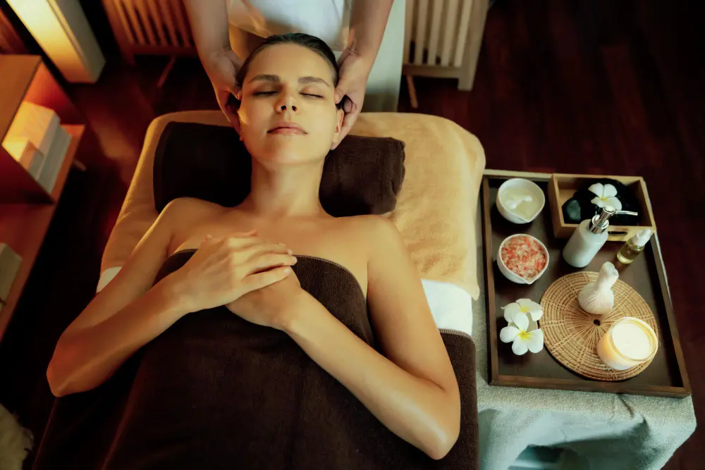 Relaxing ear candle therapy for wellness and pressure relief