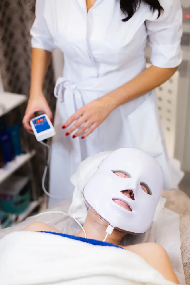 Advanced LED facial therapy at Love Lia beauty spa in Bali